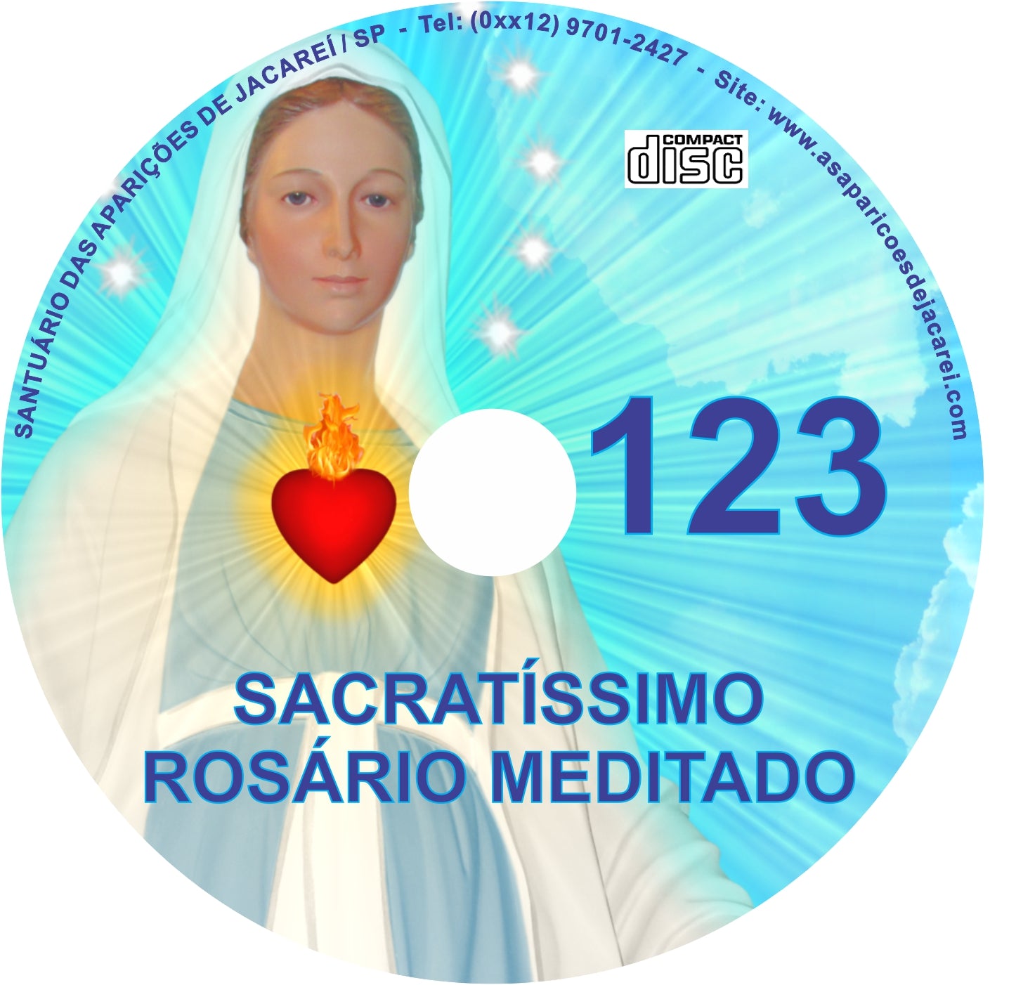 CD Rosário Meditado 123 CD Rosário Meditado 123